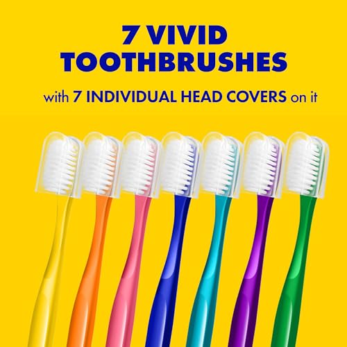WAY.V Extra Soft Toothbrush Refill for Adults - 7 Count Green