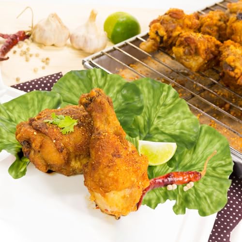 15 Pcs Faux Lettuce Leaf Models for Kitchen Decor & Food Display