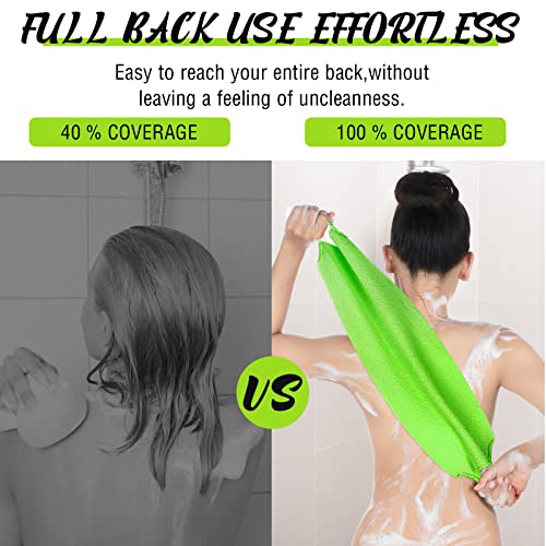 5 Pcs Back Scrubber for Shower Exfoliating Body with Handles
