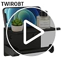 Black Rustproof Toilet Paper Holder with Shelf - Wall Mount & Adhesive