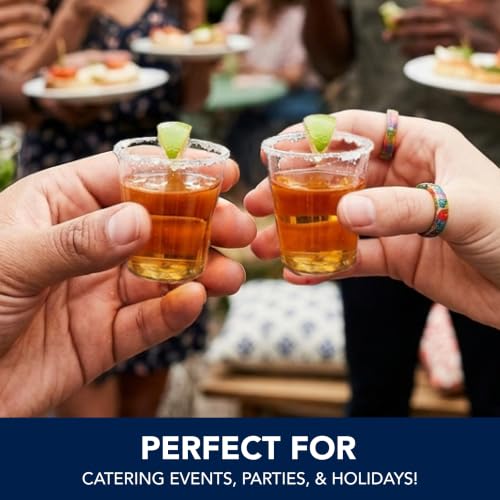 Party Essentials 200-Count Disposable 1.5-Ounce Shot Glasses