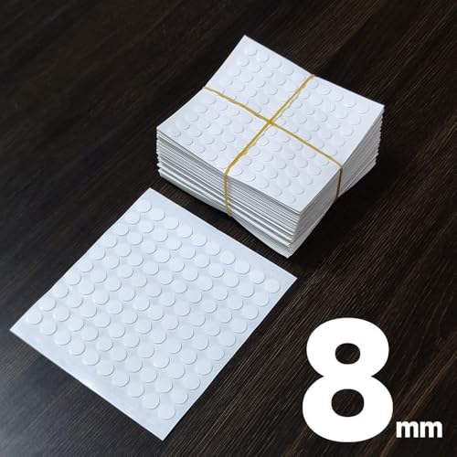 1000 Pcs Clear Double-Sided Adhesive Dots for Crafts & Display