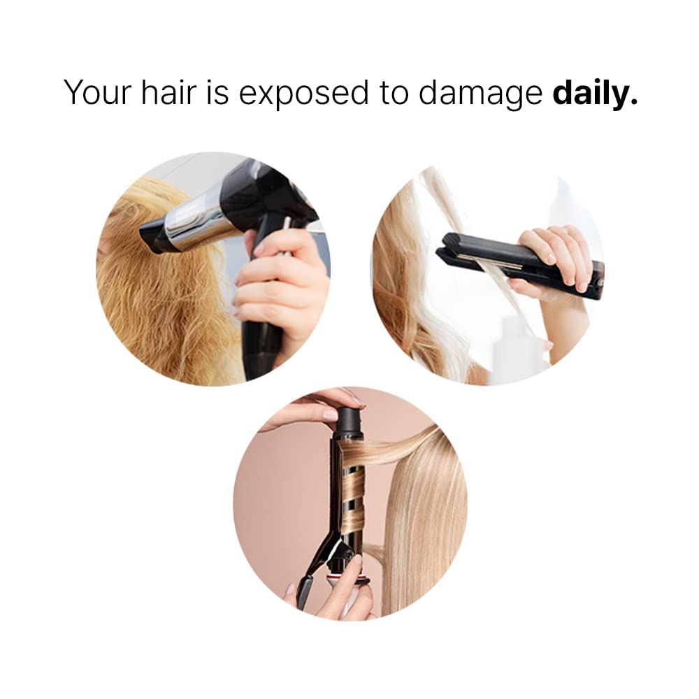 LADOR Hair Heat Protectant Spray Leave-In Conditioner Detangler Mist for Hot Tools & Curling Iron - Instant Gloss Anti-Frizz Keratin Treatment Free of Silicone Paraben Sulfate Alcohol 3.4 Fl Oz