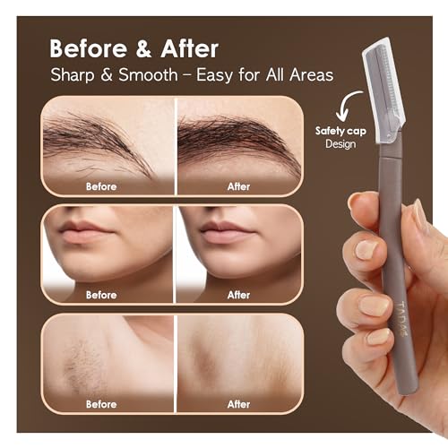 TADA Biodegradable Dermaplaning Tools 12-Pack – Green Face Razors