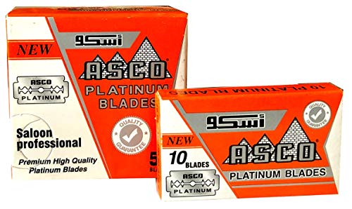 LORD Asco Platinum Double Edge Safety Razor Blades - Pack of 50