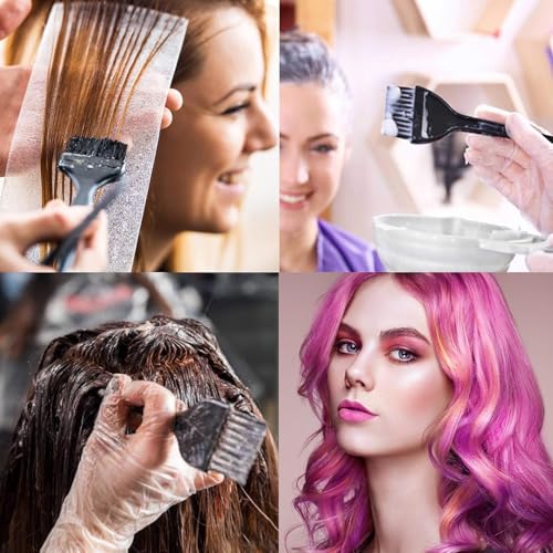 CREATESTAR Professional Hair Dye Brush & Bowl Set for Salon & Home Coloring