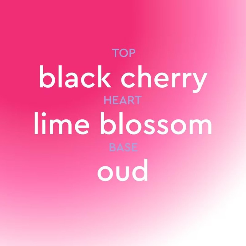 Florence by Mills Love Core Black Cherry Hair & Body Mist - Refreshing Fragrance for All-Day Hydration