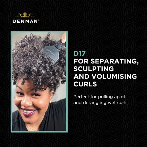 Denman Curl Volumiser Comb for Root-Lift, Detangling & Sculpted Curls