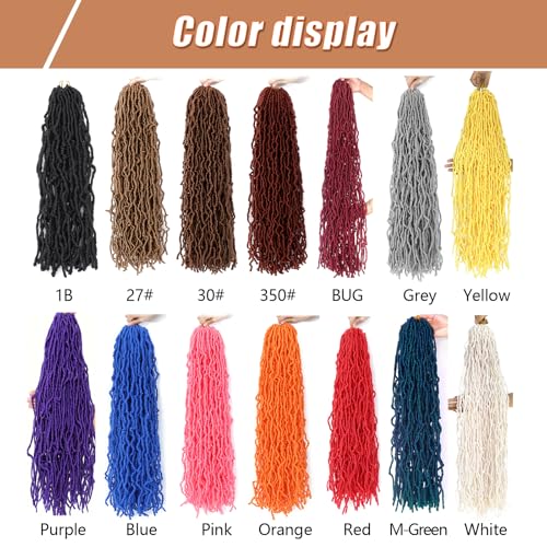 36 Inch Soft Locs Crochet Hair - 7 Packs Faux Locs for Black Women