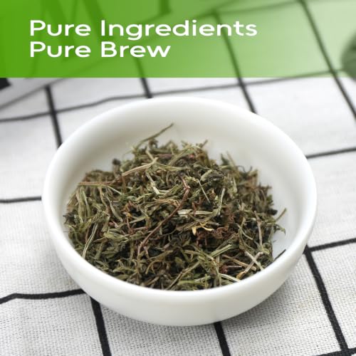 Premium Cleavers Herb Tea - 4oz Dried Galium Aparine, Caffeine-Free