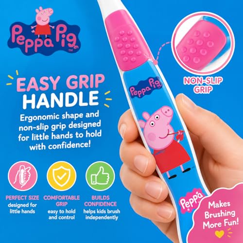 Peppa Pig Kids Toothbrush 6 Pack with Soft Bristles