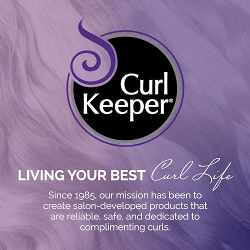 Curl Keeper Silk Shampoo 3.8 Fl Oz - Deep Moisturizing, Sulfate-Free, Water-Based for All Curl Types