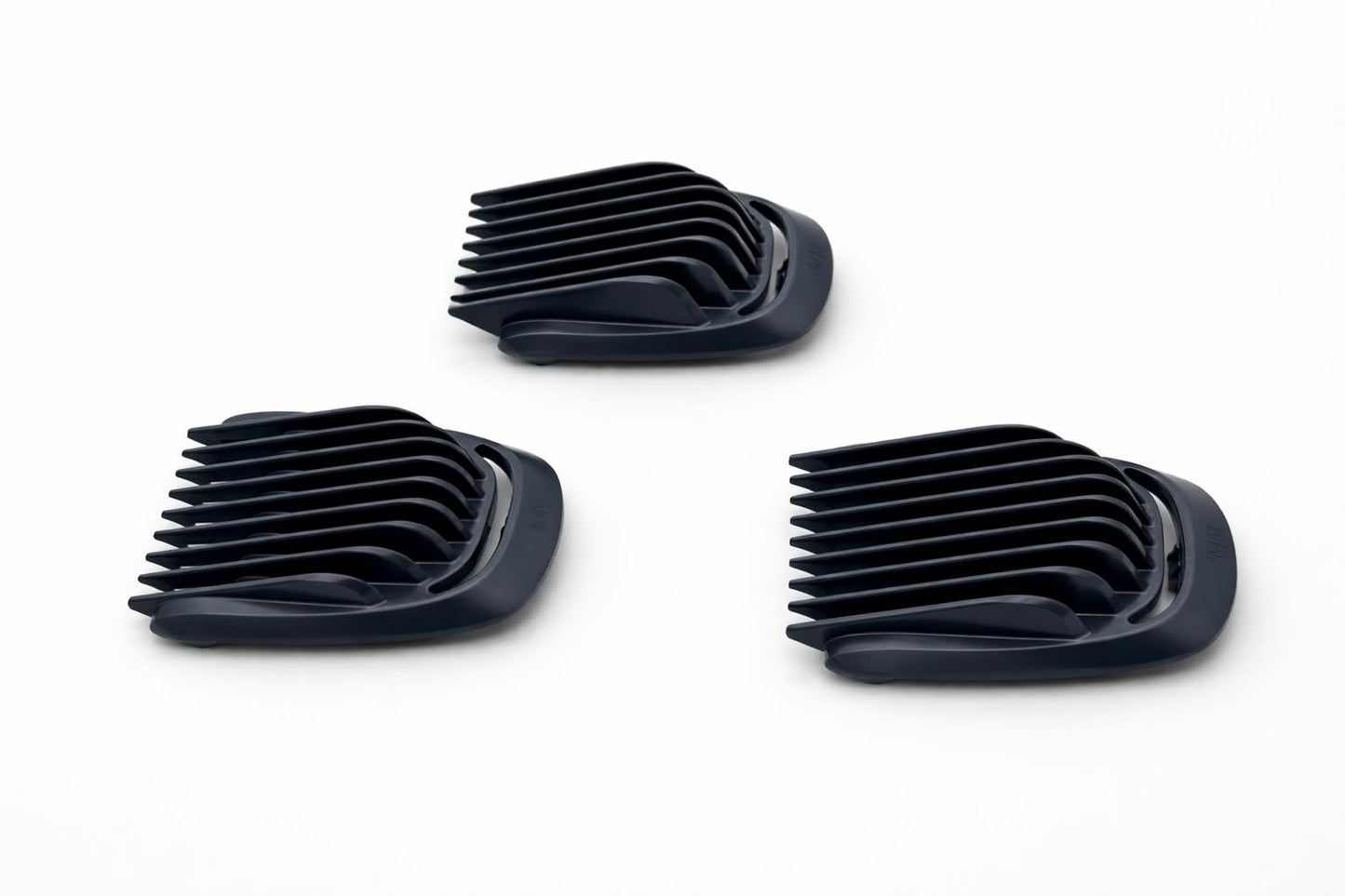 Trimmer Replacement 3 Piece Set (3mm 5mm 7mm) Beard Stubble Blade Guards with Brush for Philips Norelco Multigroom (View Photos and Description for Compatible Models and Blade Sizes)