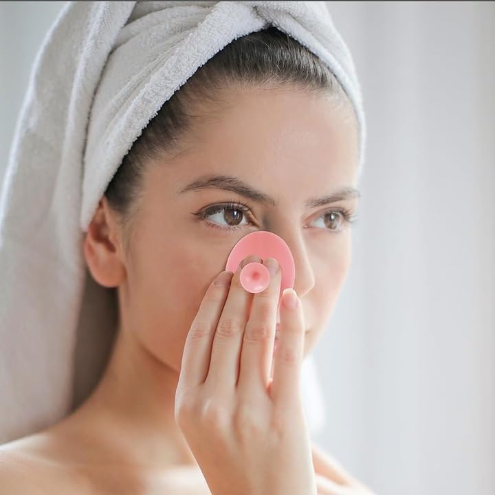 Silicone Face Scrubber Set - 4 Pack Gentle Cleansing Brushes