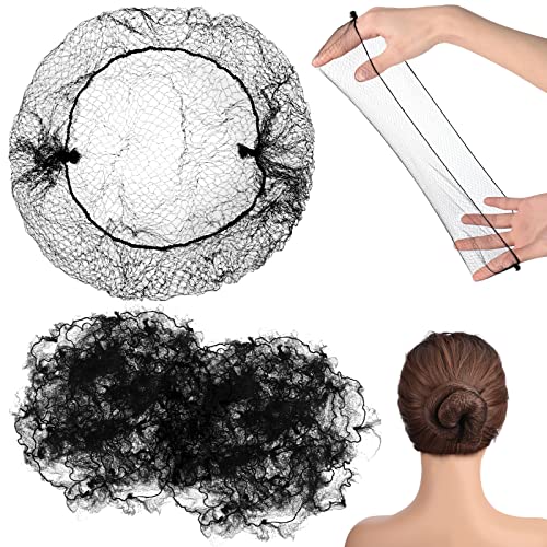 Jexine 400 Pcs Disposable Hair Nets for Women - Black