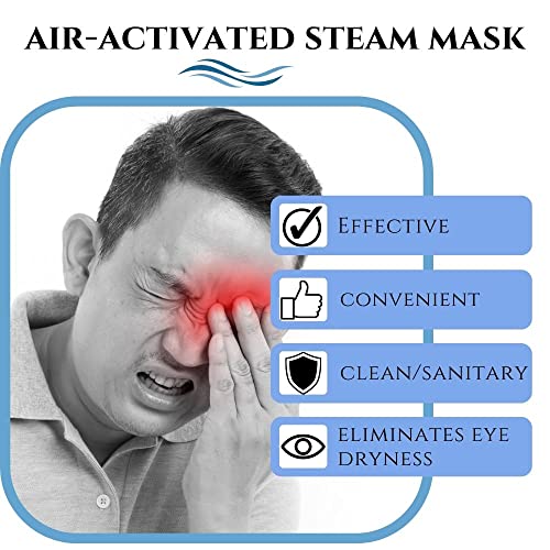 Eyedration Air-Activated Disposable Steam Eye Mask - Doctor Designed Heat