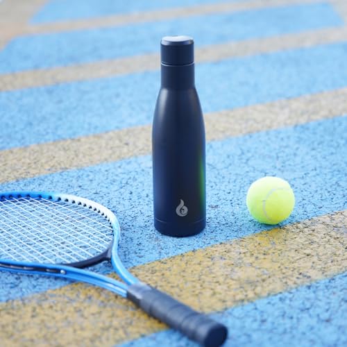 BJPKPK 17oz Insulated Stainless Steel Water Bottle - Midnight Black