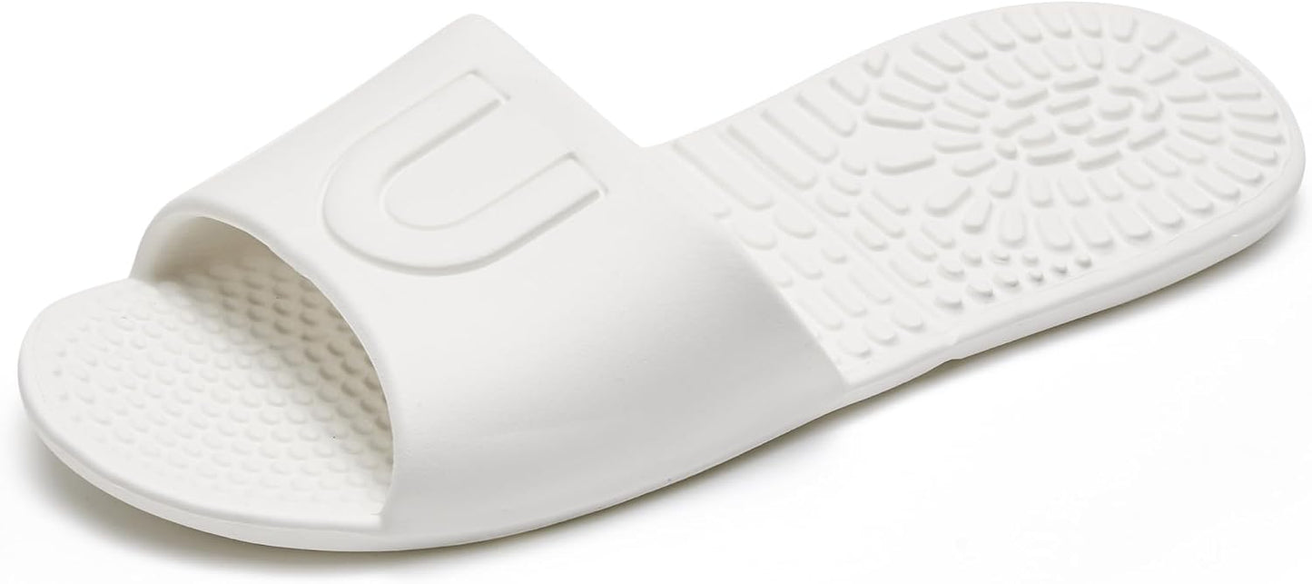 Foldable Shower Shoes - Non-Slip Portable Slippers for Travel | Lightweight EVA Quick-Dry Bathroom Slides