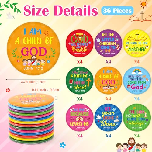 Cute Bible Compact Mirror Bulk - 36Pcs Inspirational Mini Mirrors