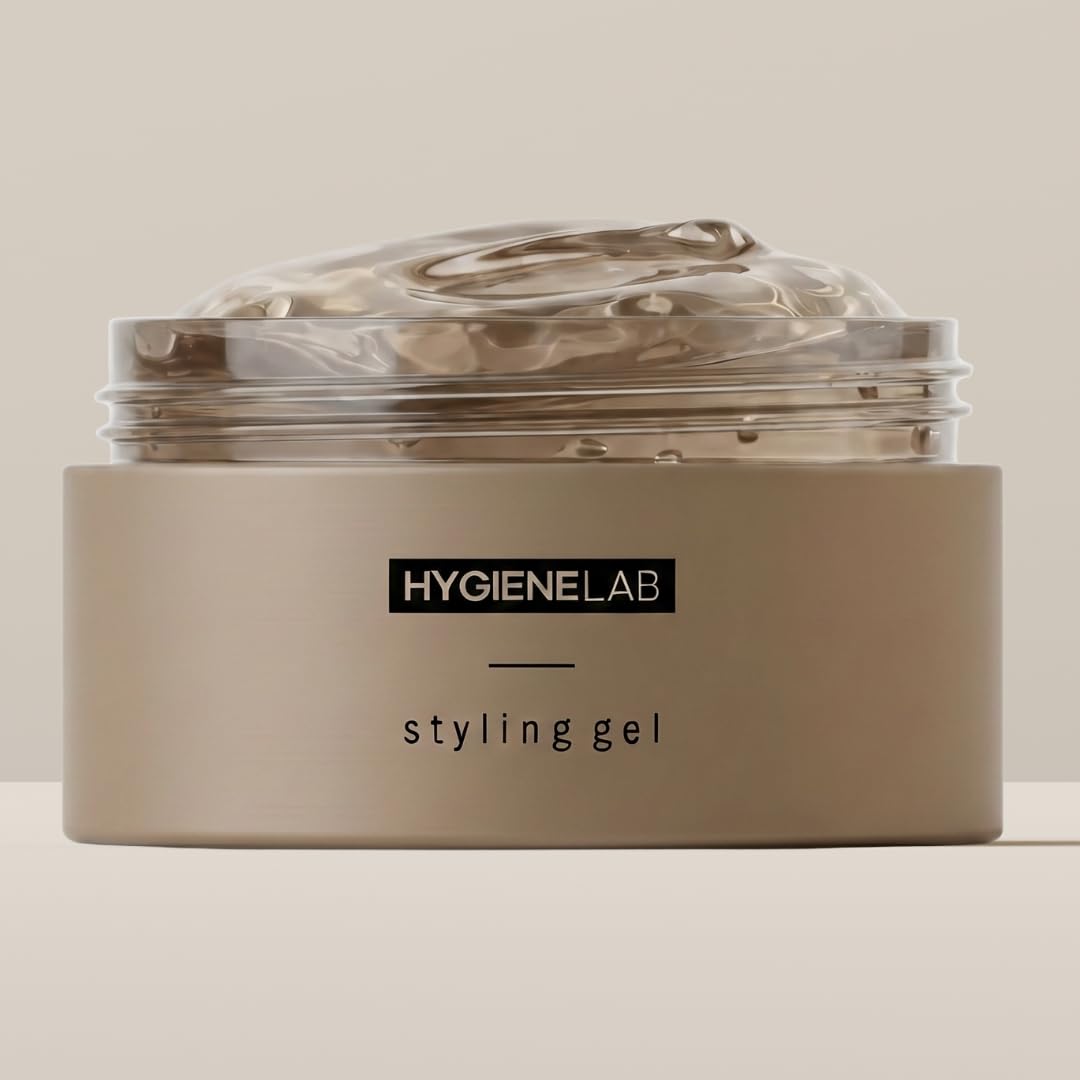 Men's Hair Gel - EWG Verified, Strong Hold, Matte Finish | Weightless Texture, Sandalwood Scent, Non-Toxic Formula