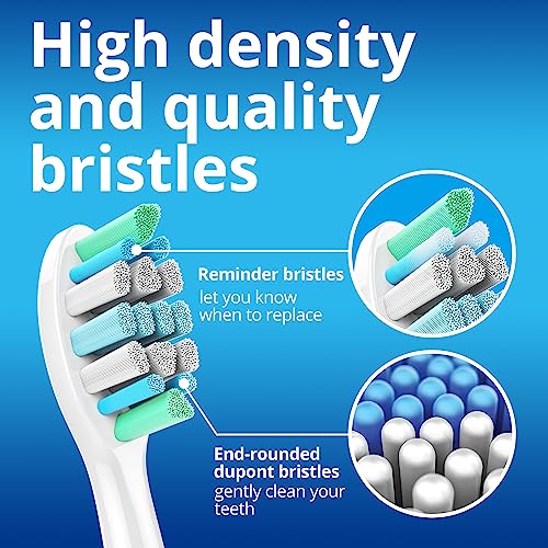 NEDIFON Replacement Toothbrush Heads for Philips Sonicare, 8 Pack