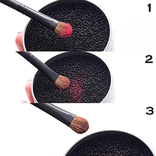 Instant Color Removal Makeup Brush Sponge with 4 Replacements