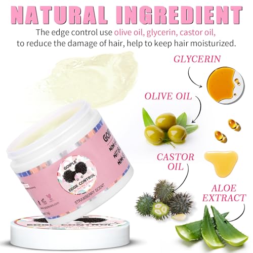 Goiple Edge Control Wax & Castor Oil Styling Kit with Braid Bonnet