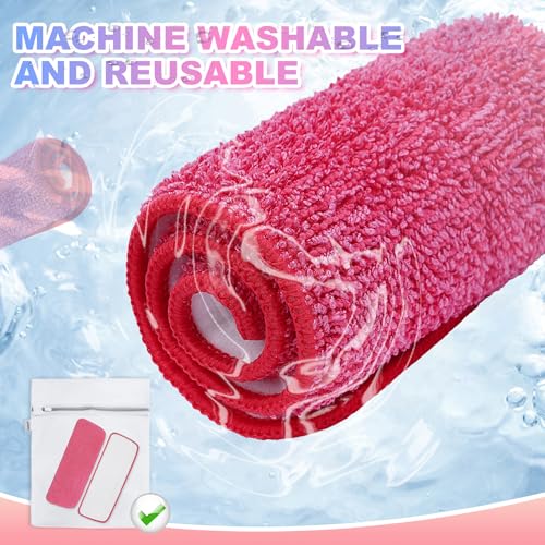 Microfiber Mop Pads for Rubbermaid Reveal Spray Mop - 16.5" (4 Pack)