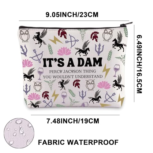 Camp Blood Makeup Bag It's a DAM - Waterproof Zipper Pouch