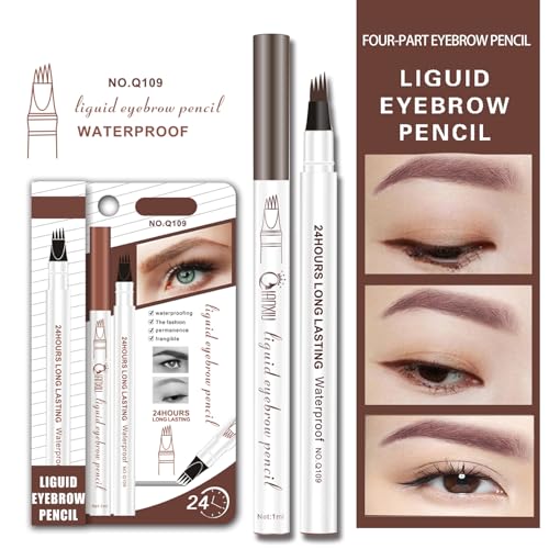 VIBELY 3-in-1 Eye Makeup Set: Mascara, Liquid Eyeliner & Eyebrow Pen (10 fl oz)