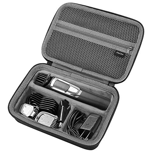 ProCase Hard Travel Case for Norelco Multigroom Series 3000/5000/7000 - Black, S