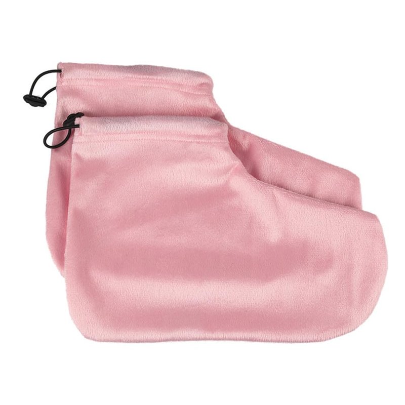 2pairs Wax Bath Therapy Set Soft Material Paraffin Gloves Foot Covers for Moisturizing Treatments for Spa and Home Use
