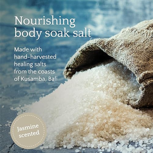 QUR Seafoam Jasmine Bath Salt 481g - Relaxing Mineral-Rich Soak for Stress Relief