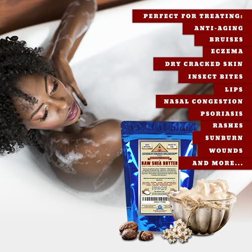 Ancient Health Remedies Organic Raw African Shea Butter - 8 Ounce