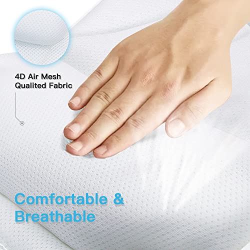 B BEAUTYBABY Deluxe Head Neck Shoulder Support Bath Pillow with 6 Suction Cups