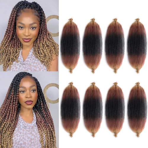 FEILIMEI 18-Inch Marley Twist Braiding Hair - 1B/30/27 Synthetic Extensions