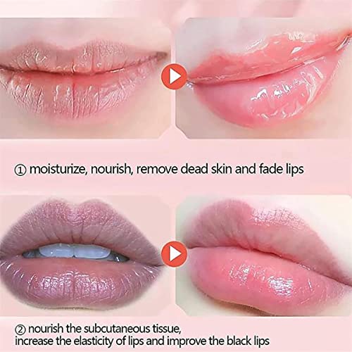 Alisesun 4Pcs Strawberry & Honey Lip Balm Propolis Mask – Moisturizing Lip Care