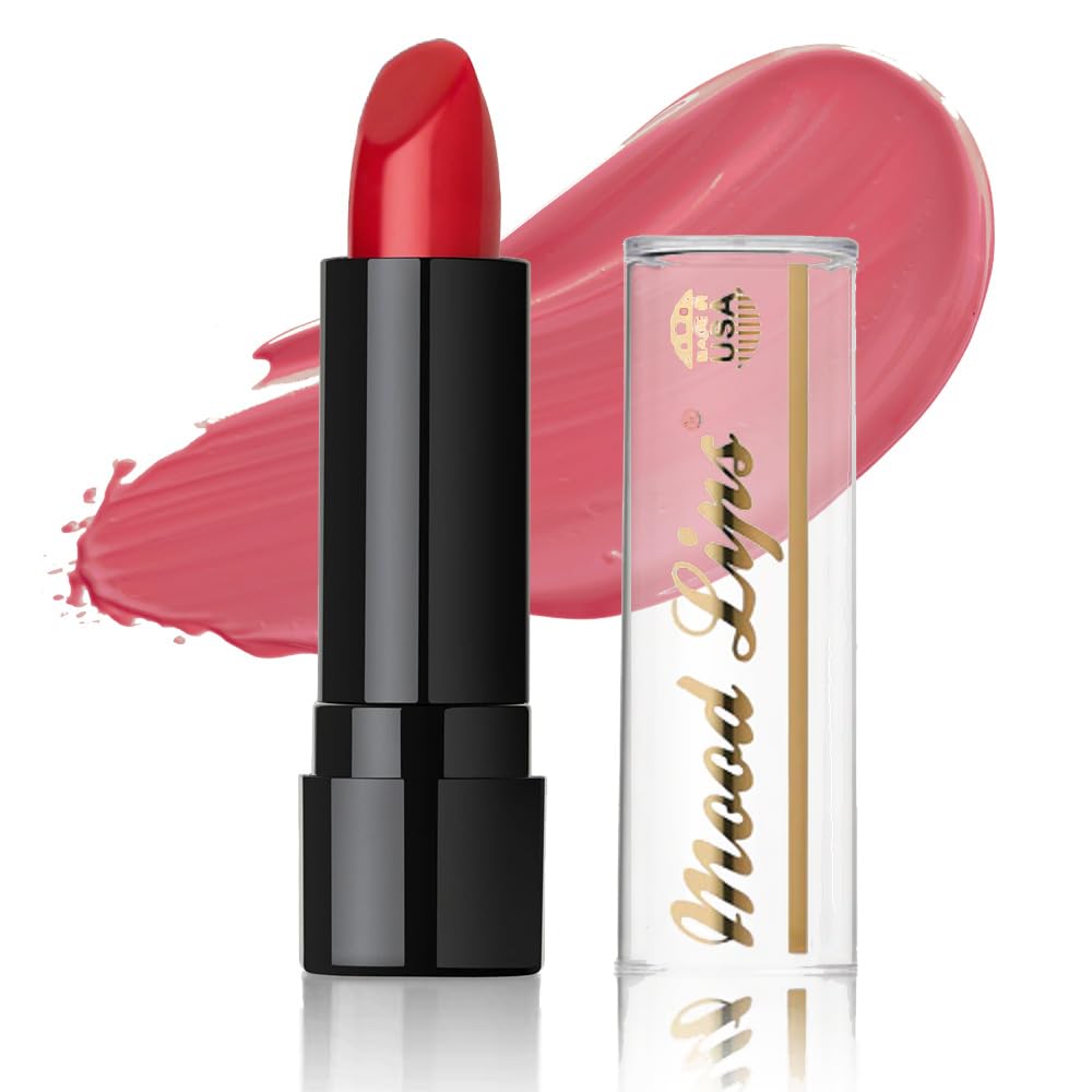 Color Changing Lipstick - Long Lasting pH Tint with Aloe Vera | Hydrating Moisturizer | 12-Hour Wear | Black