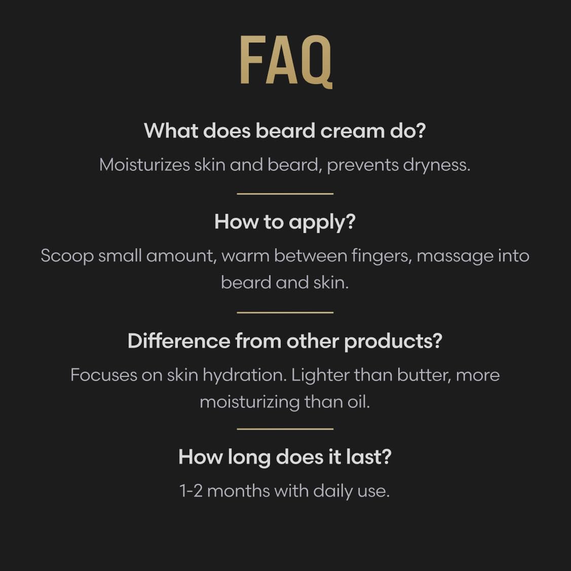 Beard Cream for Men by Beard Struggle - Itch Relief Softener & Moisturizer - Keep Your Beard Growth Hydrated & Refreshing - Platinum Collection, Aesir's Triumph - 50g