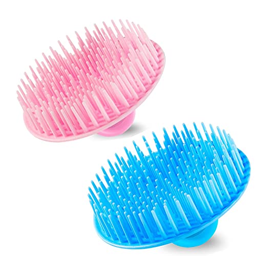 YEALIFE Scalp Scrubber Massager Brush - 2PCS Exfoliator for Hair