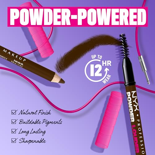 NYX Powder Louder Eyebrow Pencil - Espresso, 2 Pack