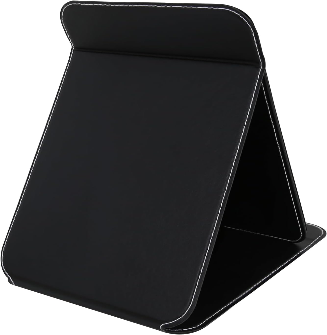 Travel Mirror - 6.5x8.9” Adjustable Foldable Desk Mirror with PU Edge Cover - Perfect for Camping & Home Use