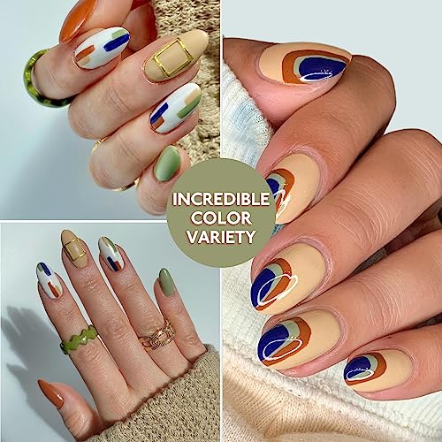 Eternal Nail Polish Set, Earth Tones 5-Piece Long Lasting Quick Dry Kit