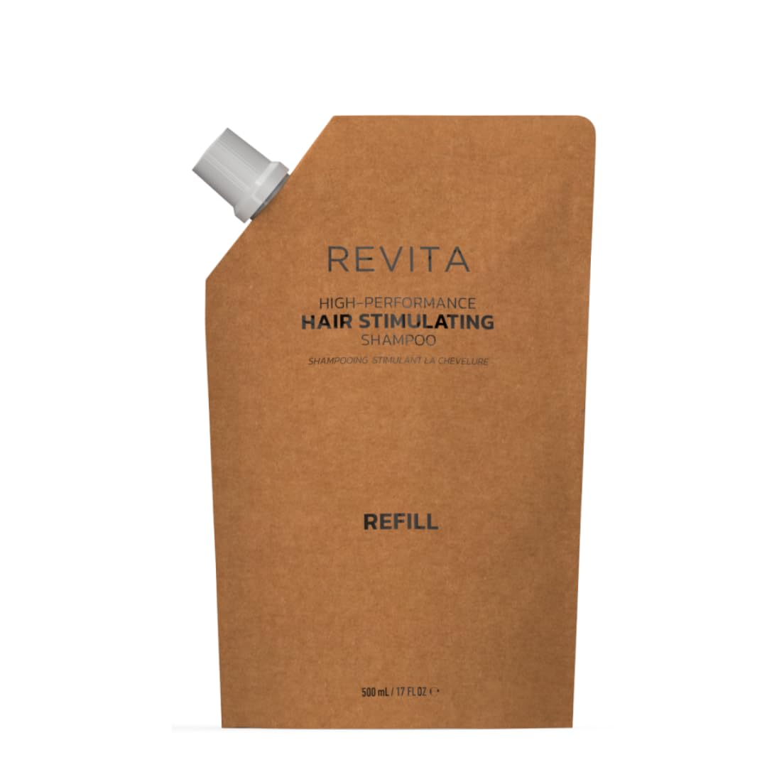 Revita Shampoo for Men & Women - Scalp Refreshing Cleanse | Volumizing, Sulfate-Free, 500 mL Refill Pouch