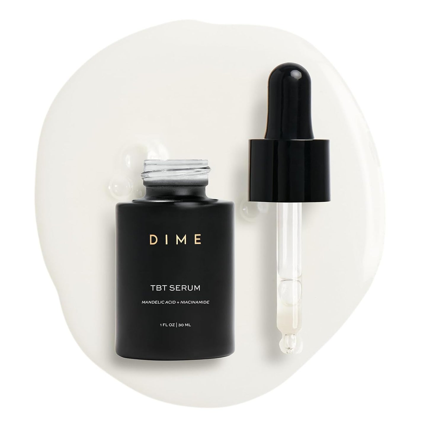 DIME Beauty TBT Serum - Vegan Anti-Aging Face Serum with Bakuchiol & Niacinamide | 1 oz / 30 ml