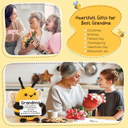 Handmade Crochet Bee Gift for Grandma - Heartfelt Keepsake