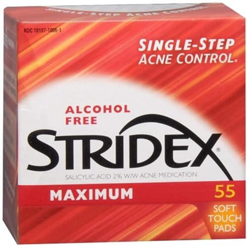 Stridex Maximum Strength Acne Treatment Pads - 55 Count