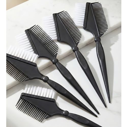 Raonest 5-Piece Hair Dye Brush Set for Professional and Home Hair Color