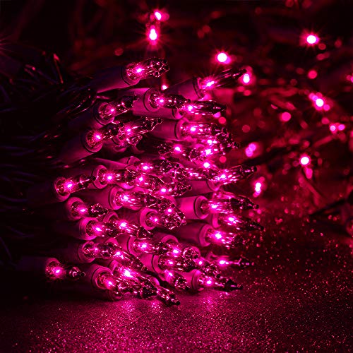 Brizled 100 Count Purple Halloween String Lights, 21.3ft