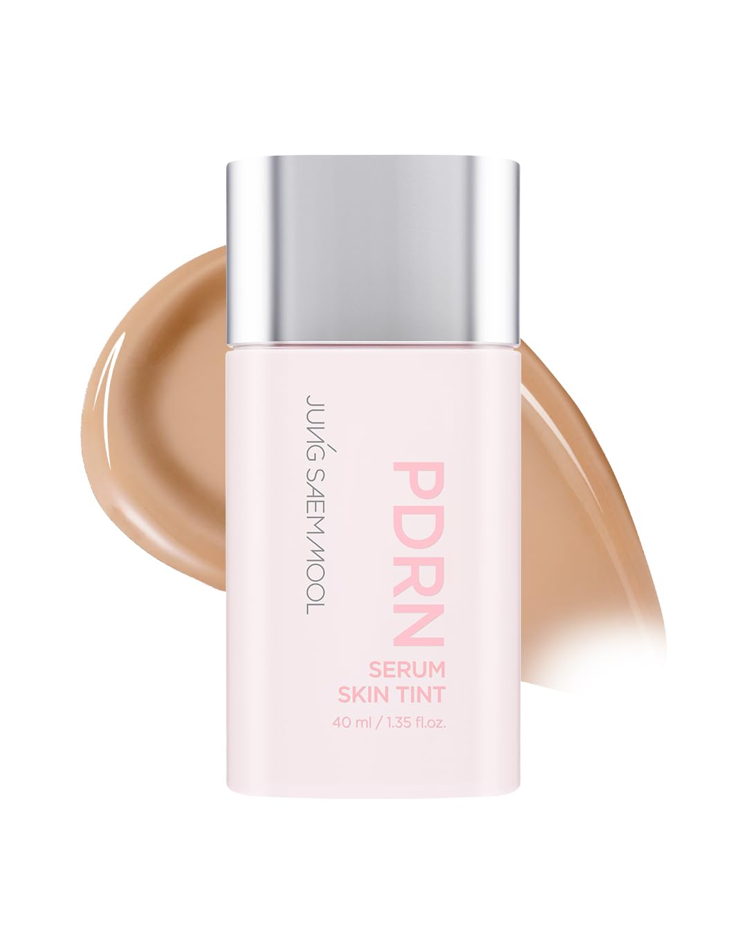 JUNG SAEM MOOL PDRN Serum Skin Tint, Lightweight Dewy Radiance Glow, Buildable Coverage, PDRN-infused Skincare Formula, 24H Hydration, Skin Barrier Support (1.35 fl oz | 40 ml) 25N